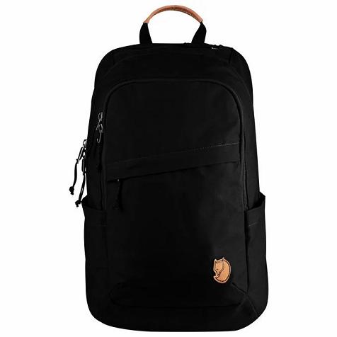 Fjallraven Women Räven 20 Backpack Black PH230465 Philippines